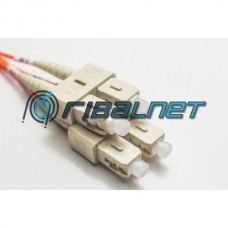PATCH CORD F.O. SC/SC 2m 50/125 DX 3MM OM2 FOSCSC2M OPTICAL FIBER PATCH CORD